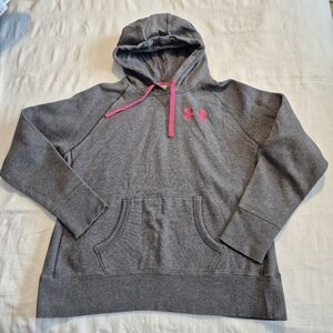 Under Armour women's Large loose charged cotton coldgear hoodie VGUC